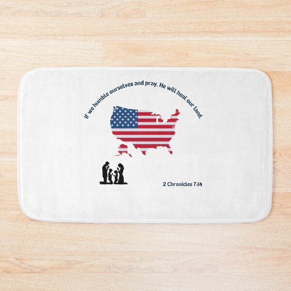 Item preview, USA Map with 2 Chronicles 7:14 Bible Verse - Humble and Pray Design designed and sold by L and J Vielman.