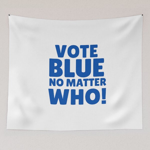 Item preview,  Vote Blue No Matter Who designed and sold by ThereseLyssia.