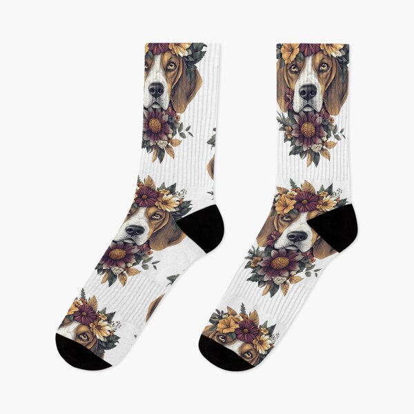 Item preview, Floral Beagle Dog designed and sold by bapupa.