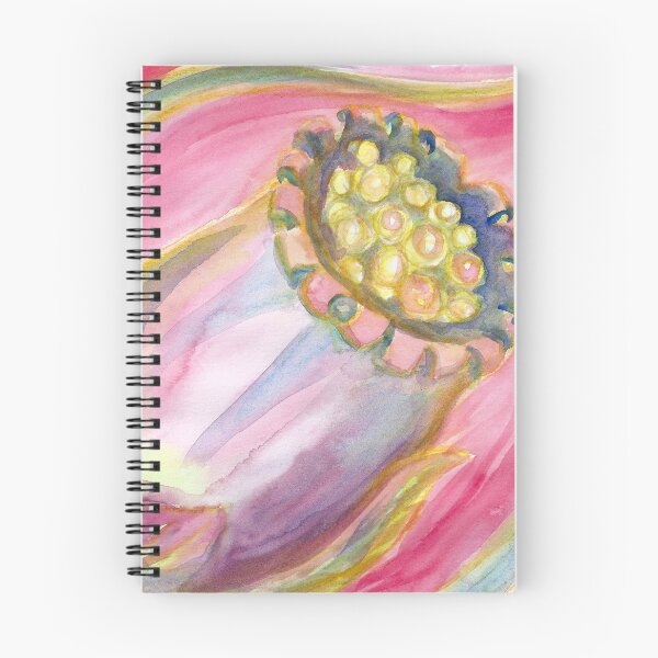 Item preview, Red Campion Seed Pod - Abstract Watercolor designed and sold by Ivy Lily Art.