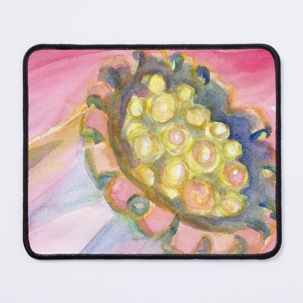 Item preview, Red Campion Seed Pod - Abstract Watercolor designed and sold by Ivy Lily Art.