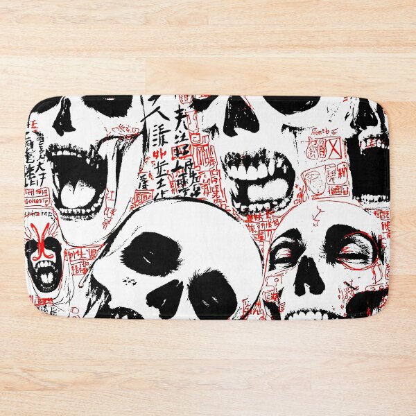 Item preview, Crazy cute funny skulls and faces with stars in japan style manga anime ink drawing designed and sold by VonKalt.