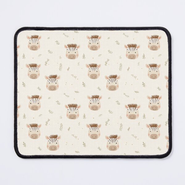 Item preview, cute zebras in gender neutral colours designed and sold by PoppyLaneStudio.