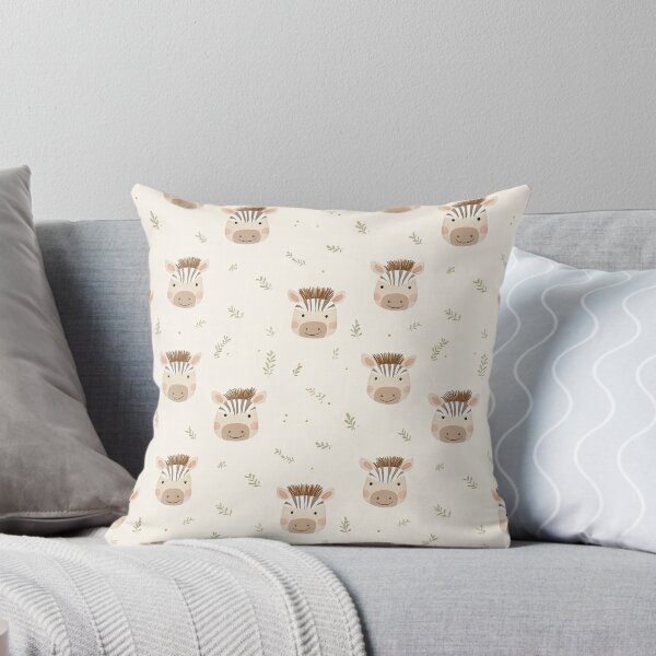 Item preview, cute zebras in gender neutral colours designed and sold by PoppyLaneStudio.