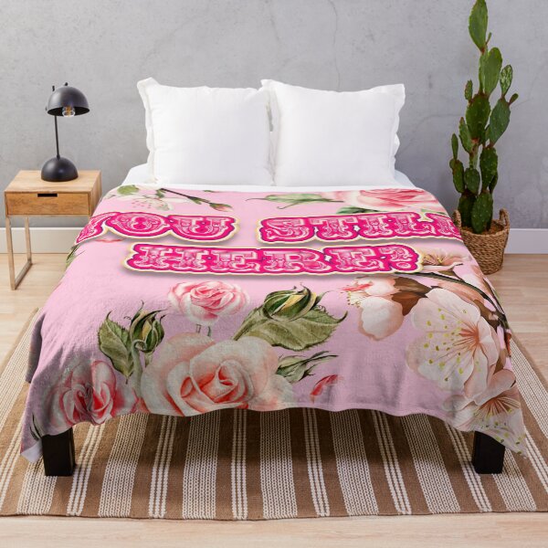 Item preview, You Still Here Floral Design Text Art by Bobby Dazzler Pink designed and sold by Bobby-Dazzler.