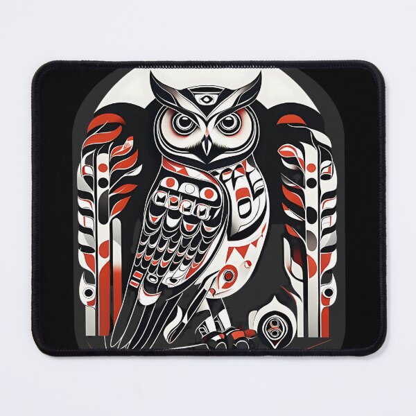 Item preview, Haida Owl – Mystical Wisdom in Indigenous Style designed and sold by nbg2012.