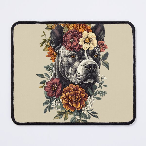 Artikelvorschau, Cane Corso Hund mit Blumenmuster entworfen und verkauft von bapupa.
