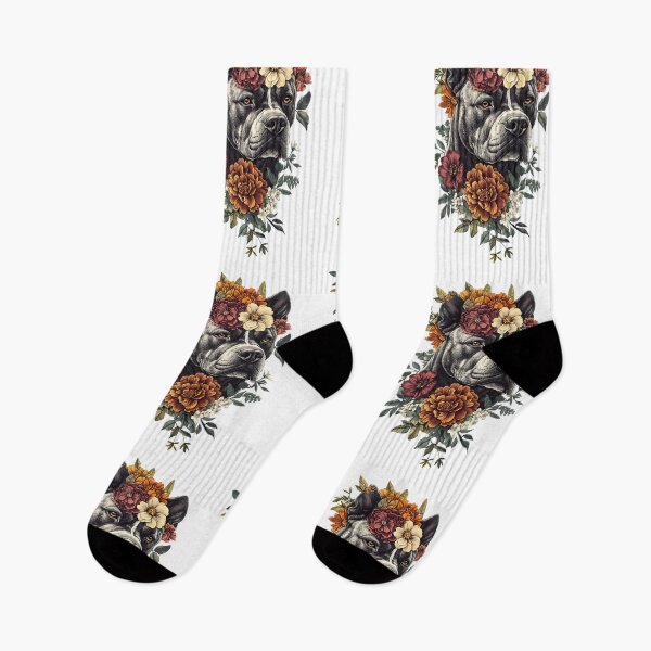 Artikelvorschau, Cane Corso Hund mit Blumenmuster entworfen und verkauft von bapupa.