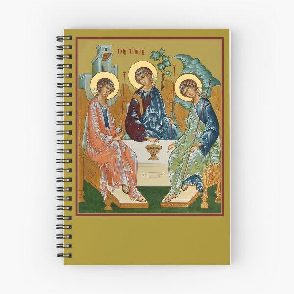 Item preview, icon Holy Trinity, based on the icon by Andrei Rublev, Hospitality of Abraham designed and sold by orthodox-icon.