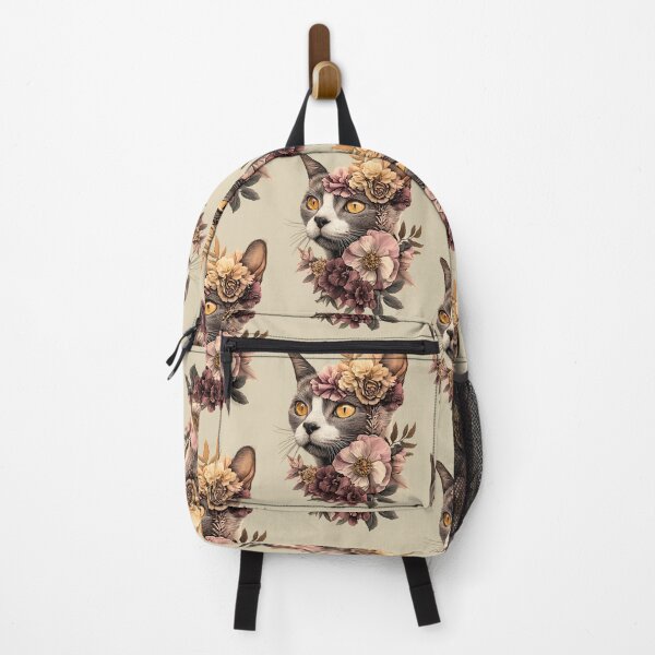 Item preview, Floral Abyssinian Cat designed and sold by bapupa.
