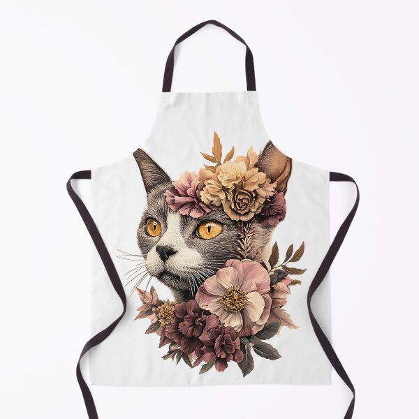Item preview, Floral Abyssinian Cat designed and sold by bapupa.