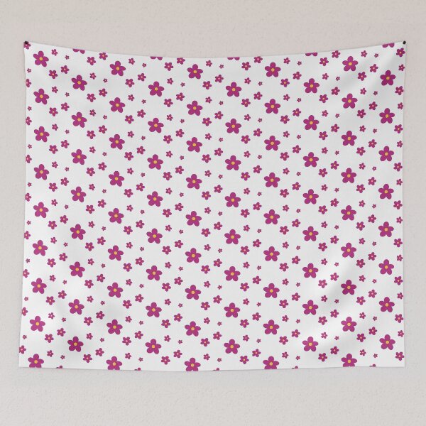 Item preview, Groovy Flowers – Vibes 70s purple designed and sold by elodie-cousin.