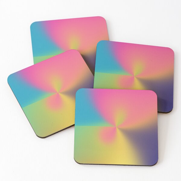 Item preview, Vivid Bold Rainbow Radial Abstract Gradient | Blurred Ombre Mesh Background Design designed and sold by Bored Duck.