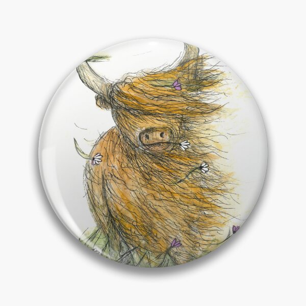 Item preview, Vaca de las Tierras Altas de Escocia designed and sold by CRedgate-ART.