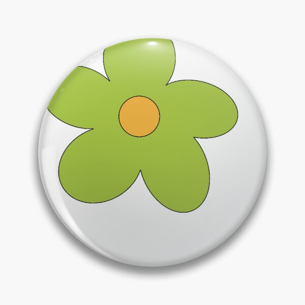 Item preview, Groovy Flowers – Vibes 70s Green designed and sold by elodie-cousin.