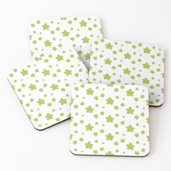 Item preview, Groovy Flowers – Vibes 70s Green designed and sold by elodie-cousin.