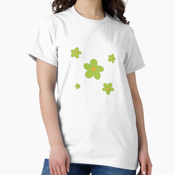 Aperçu de l'œuvre Fleurs Groovy – Vibes 70s vert créée et vendue par elodie-cousin.