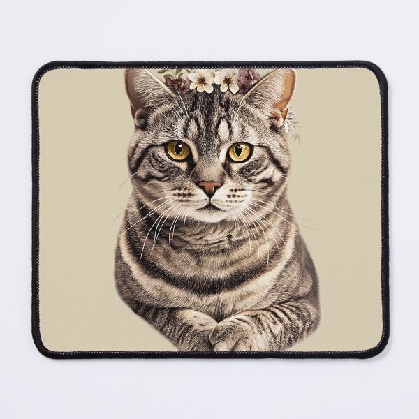 Item preview, Floral American Curl Cat designed and sold by bapupa.
