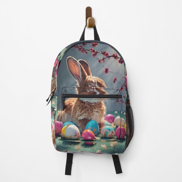 Item preview, Easter Rabbit and Colorful Eggs designed and sold by M-Y-A-R-T-.