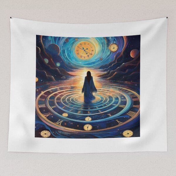 Item preview, The River of Time Reversed – A dreamlike vision where the past returns to its source designed and sold by HighestMind_888.