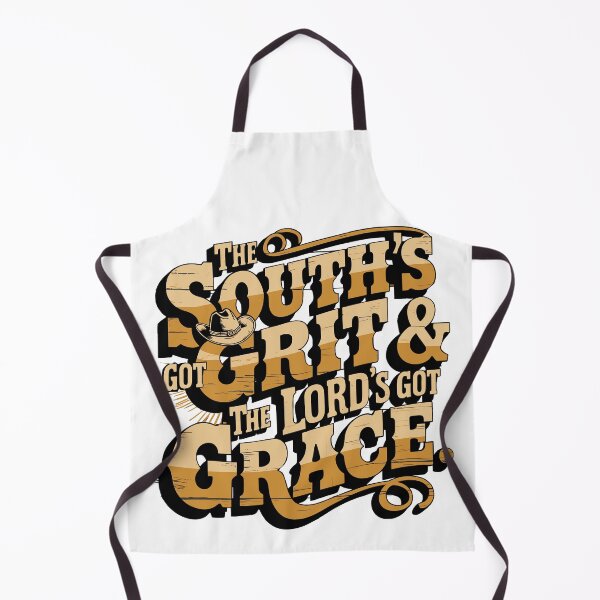Item preview, The South’s Got Grit & The Lord’s Got Grace – Vintage Cowboy Hat Christian Easter Design in Beige and Brown designed and sold by HahaHandlesHub.