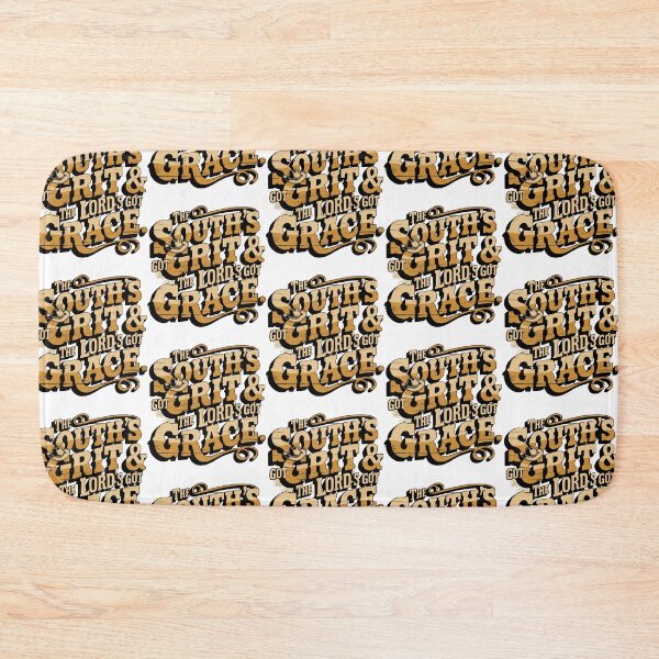 Item preview, The South’s Got Grit & The Lord’s Got Grace – Vintage Cowboy Hat Christian Easter Design in Beige and Brown designed and sold by HahaHandlesHub.