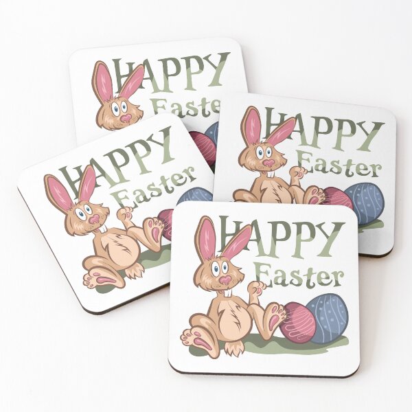Item preview, Happy Easter Funny Bunny designed and sold by Maud Tee Art.