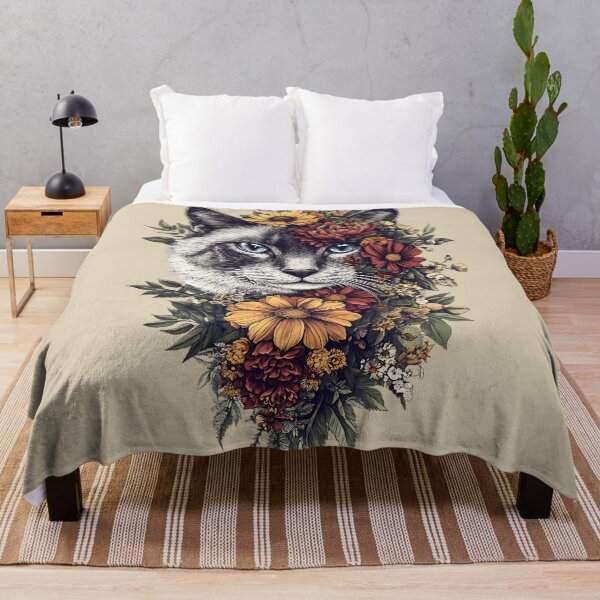Item preview, Floral Birman Cat designed and sold by bapupa.