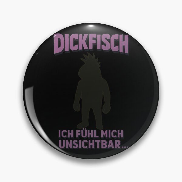 Item preview, Thick fish, invisible, lettering "I feel invisible" designed and sold by DickfischWear.