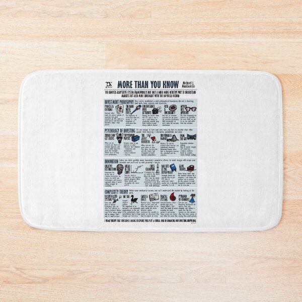 Item preview, Visual Summary More Than You Know (Michael Mauboussin) designed and sold by TKsuited.