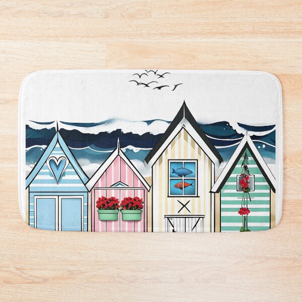 Item preview, Beach Hut Whimsy designed and sold by DazzledPenguin.