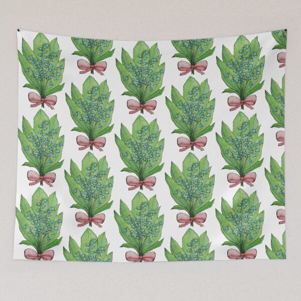 Item preview, Blue lily of the valley designed and sold by Paintedhues.