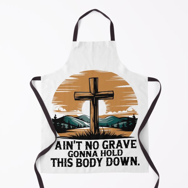 Item preview, Ain't No Grace Gonna Hold This Body Down – Christian Easter Design with Cross, Sun, Mountains, and Trees designed and sold by HahaHandlesHub.