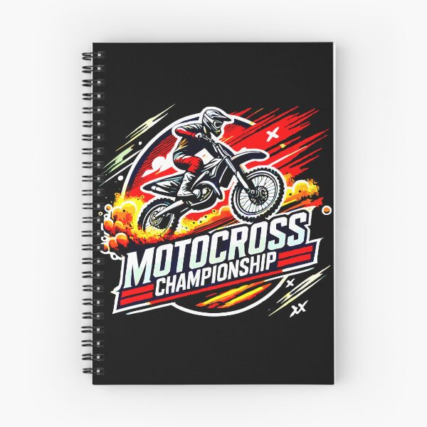 Item preview, Motocross Championship Extreme Racing Illustration designed and sold by VikArtStudio.