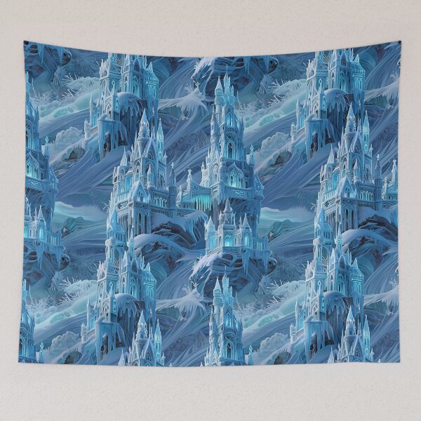 Item preview, Magnificent Ice Castles in a Frozen Winter designed and sold by CoolPixels.