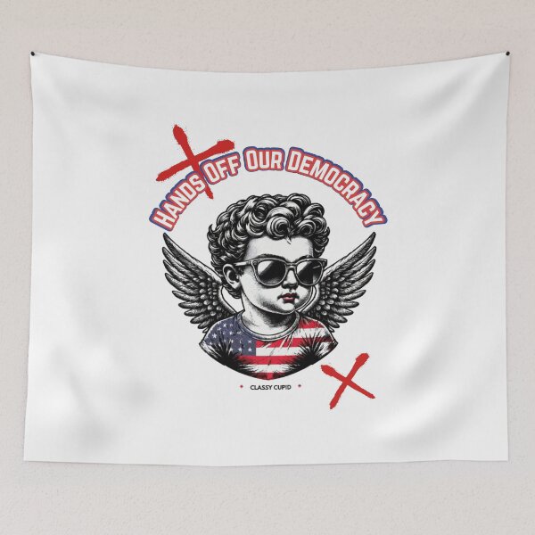 Item preview, Hands Off Our Democracy - Classy Cupid designed and sold by ZerotwoStudio.