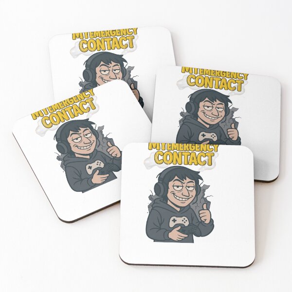 Item preview,  "My Emergency Contact - Gamer Chaos Cartoon Design" designed and sold by Ironzoulz.