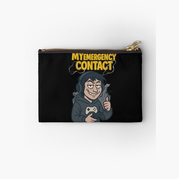 Item preview,  "My Emergency Contact - Gamer Chaos Cartoon Design" designed and sold by Ironzoulz.