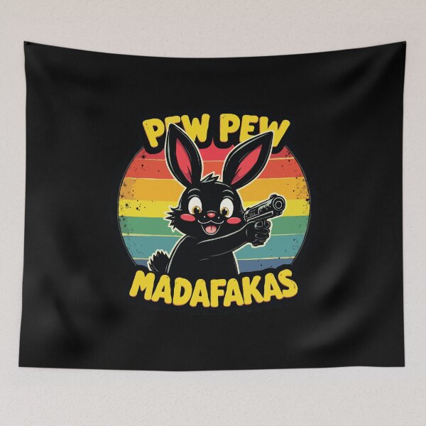 Item preview, Pew Pew Pew Madafakas Hase Funny Easter designed and sold by Svenniibee.