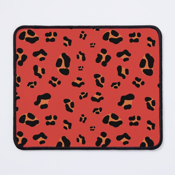 Item preview, Red leopard pattern designed and sold by Wolagno.