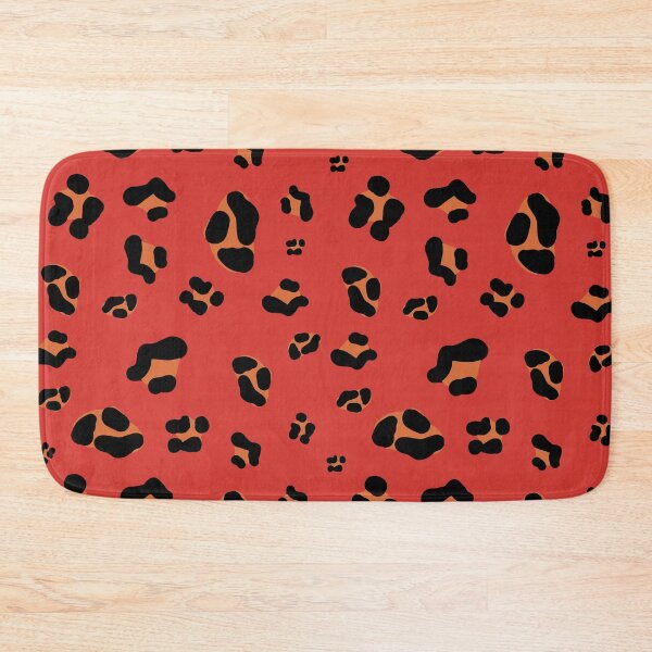 Item preview, Red leopard pattern designed and sold by Wolagno.