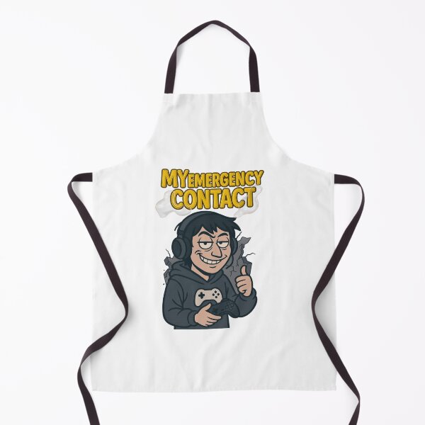 Item preview, "My Emergency Contact - Gamer Chaos Cartoon Design" designed and sold by Ironzoulz.
