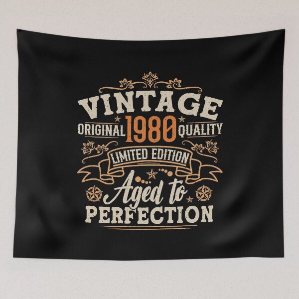 Item preview, 45th Birthday Vintage 1980 Awesome 45 Years designed and sold by eclecTEEq.