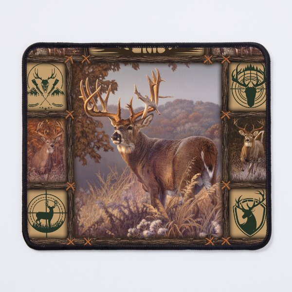 Item preview, Deer Hunting Quilt Blanket designed and sold by BAYIDESIGNER.