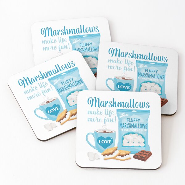 Item preview, Marshmallows make life more fun - BLUE designed and sold by StellarFX.