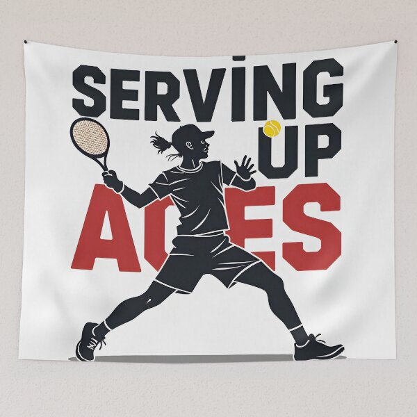 Item preview, Serving Up Aces – Dominate Your Game  designed and sold by nhk999.