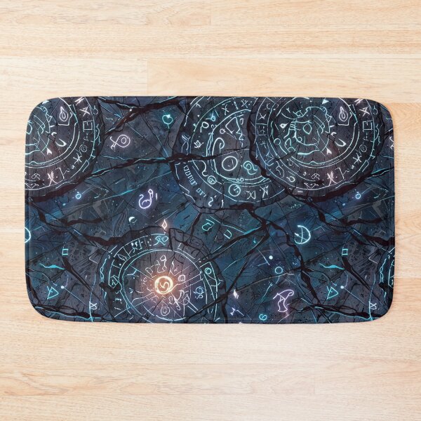 Item preview, Mystical glowing rune circle, ancient stone floor designed and sold by CoolPixels.