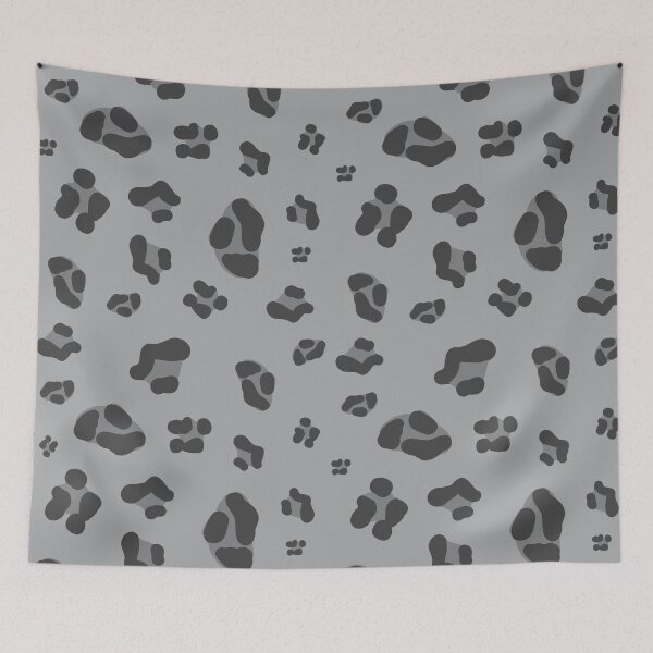 Item preview, Leopard print gray designed and sold by Wolagno.