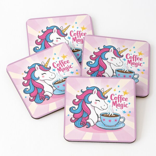 Item preview, Unicorn Coffee Magic designed and sold by sydney-syder.