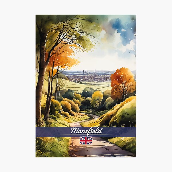 Item preview, Mansfield UK Travel designed and sold by Thistle-TShop.
